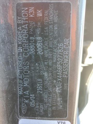 2015 KIA FORTE LX - KNAFX4A66F5277826