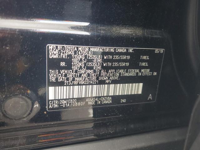 2019 TOYOTA RAV4 ADVEN - 2T3J1RFV6KC014221