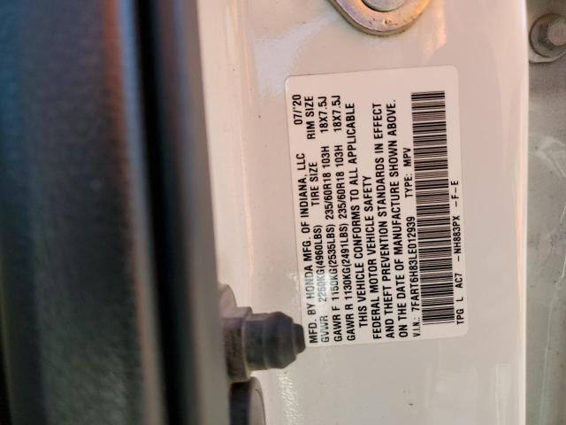 2020 HONDA CR-V EXL - 7FART6H83LE012939