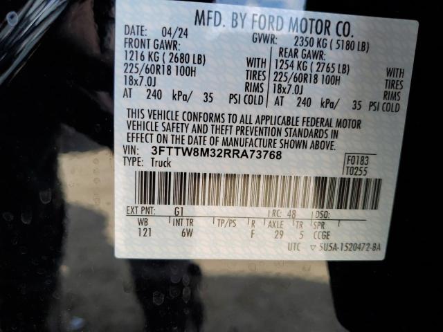 2024 FORD MAVERICK L 3FTTW8M32RRA73768