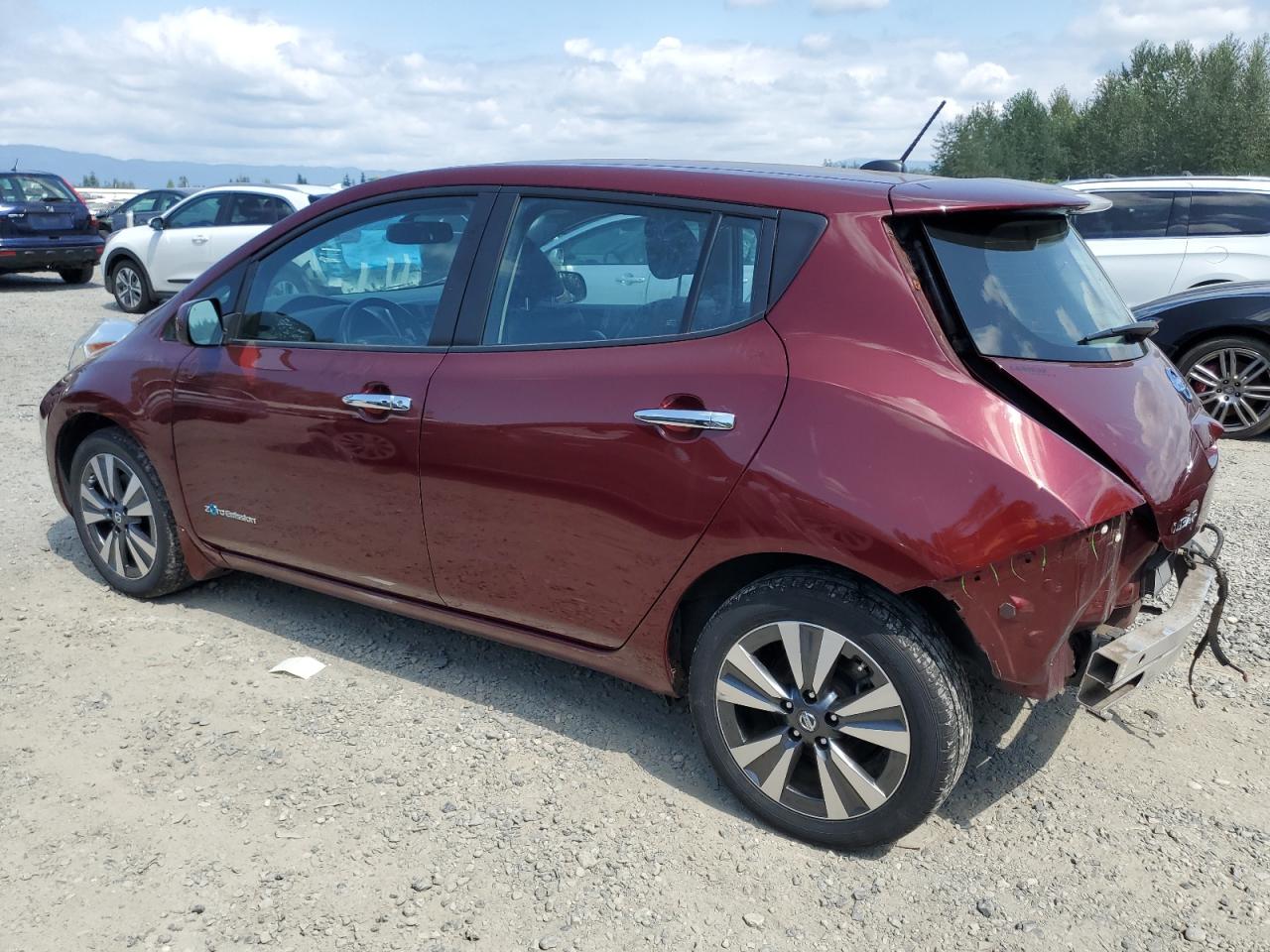 Lot #2955662451 2016 NISSAN LEAF SV