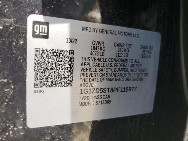 2023 CHEVROLET MALIBU LT - 1G1ZD5ST8PF115977