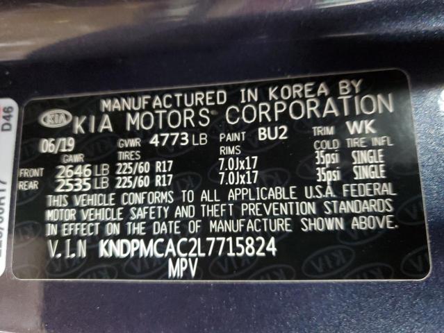 2020 KIA SPORTAGE L - KNDPMCAC2L7715824