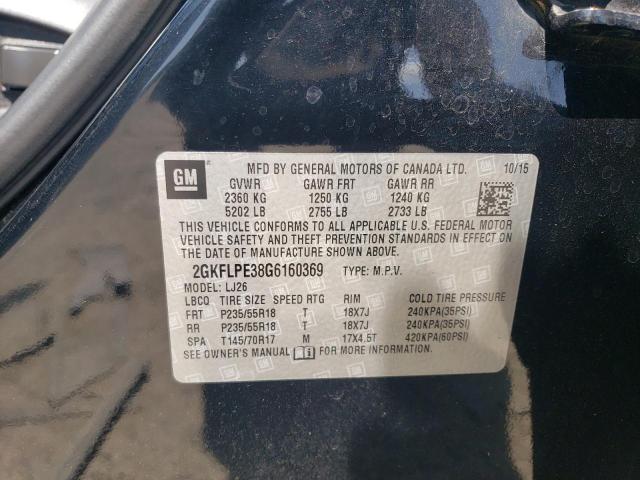 2016 GMC TERRAIN SL - 2GKFLPE38G6160369