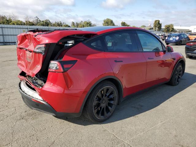 TESLA MODEL Y 2023 red  electric 7SAYGAEE0PF740624 photo #4