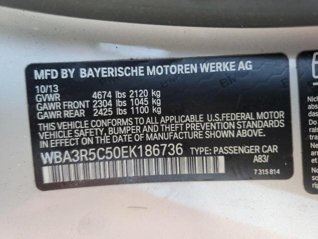 VIN WBA3R5C50EK186736 2014 BMW 4 Series, 435 XI no.12