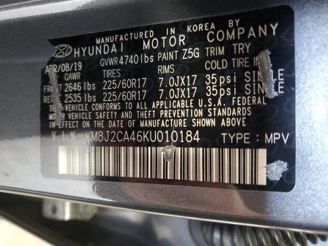 2019 HYUNDAI TUCSON SE - KM8J2CA46KU010184