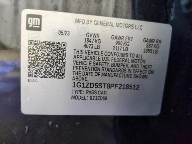 2023 CHEVROLET MALIBU LT - 1G1ZD5ST8PF218512