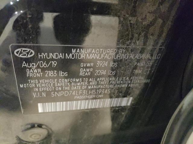 2020 HYUNDAI ELANTRA SE - 5NPD74LF3LH519345