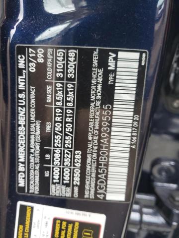 2017 MERCEDES-BENZ GLE 350 4M - 4JGDA5HB0HA939555
