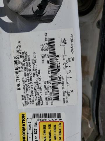 VIN 3FA6P0H70JR224710 2018 Ford Fusion, SE no.13