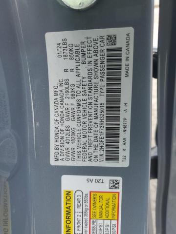 2024 HONDA CIVIC EX - 2HGFE1F73RH325015