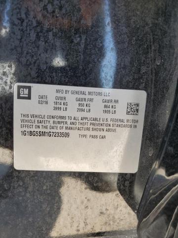 2016 CHEVROLET CRUZE PREM - 1G1BG5SM1G7233509