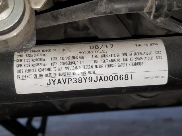 2018 YAMAHA XV1900 FD JYAVP38Y9JA000681