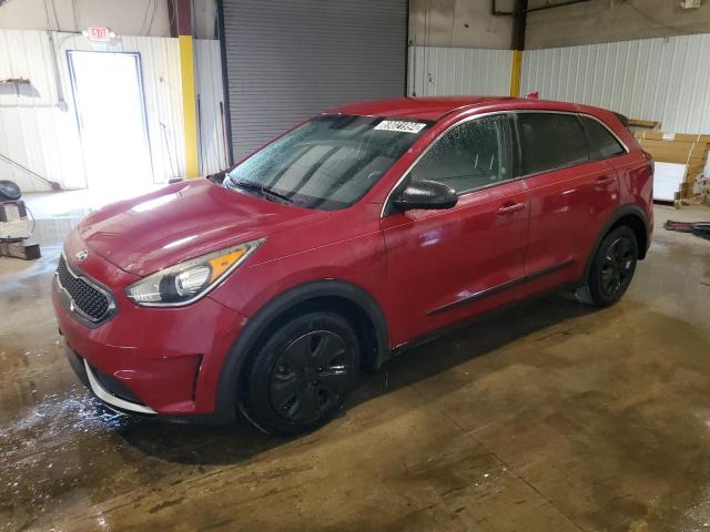 KIA NIRO FE 2017 red  hybrid engine KNDCB3LC4H5036299 photo #1