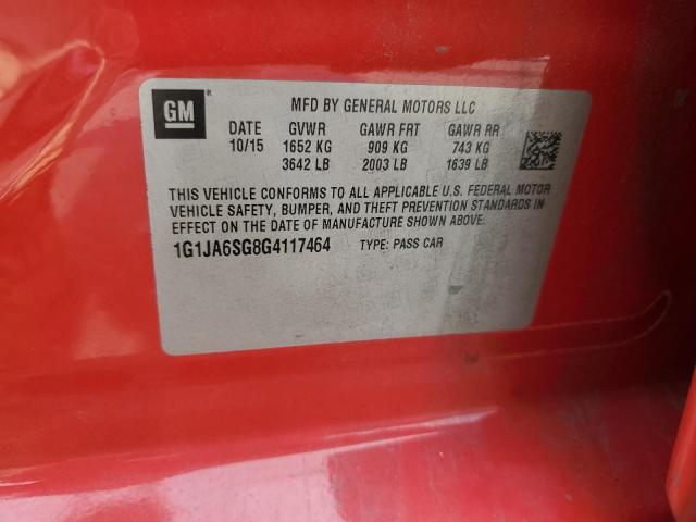 2016 CHEVROLET SONIC LS - 1G1JA6SG8G4117464