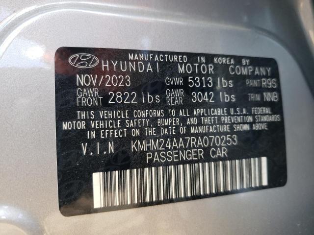 2024 HYUNDAI IONIQ 6 SE - KMHM24AA7RA070253