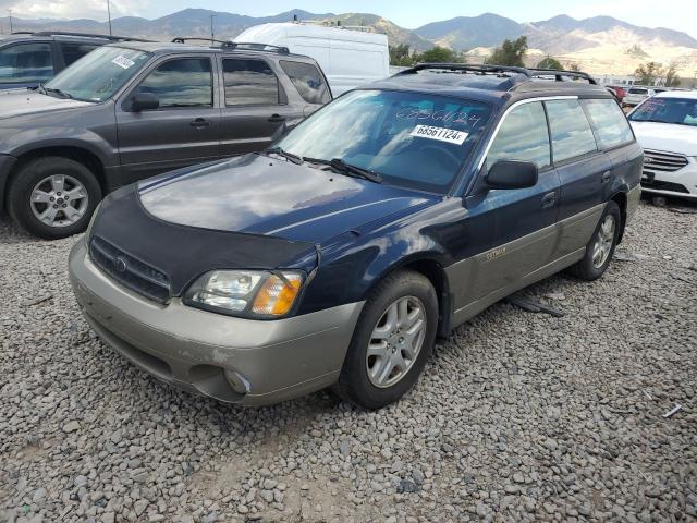 SUBARU LEGACY OUT 2001 blue  gas 4S3BH675817644845 photo #1