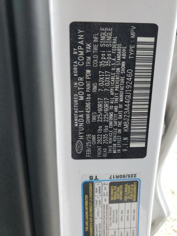 2016 HYUNDAI TUCSON SE - KM8J23A44GU192460