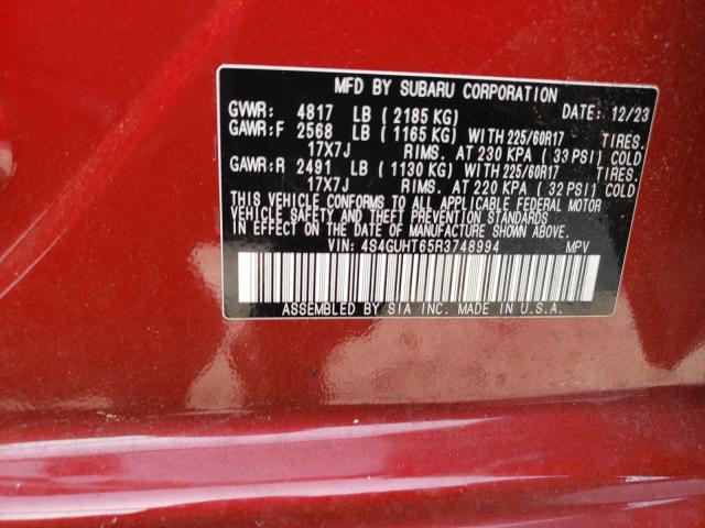 2024 SUBARU CROSSTREK - 4S4GUHT65R3748994