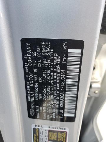 2019 HYUNDAI TUCSON LIM - KM8J3CAL4KU893464