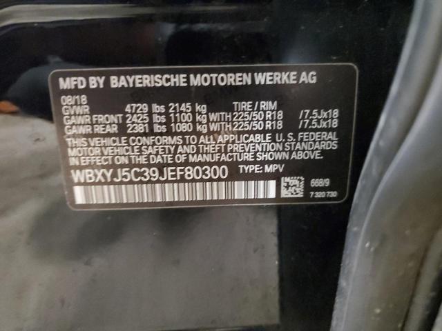 VIN WBXYJ5C39JEF80300 2018 BMW X2, Xdrive28I no.13