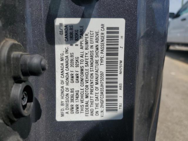 2018 HONDA CIVIC COUP 2HGFC3A55JH753597