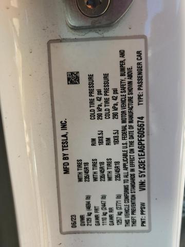 2023 TESLA MODEL 3 - 5YJ3E1EA6PF605674
