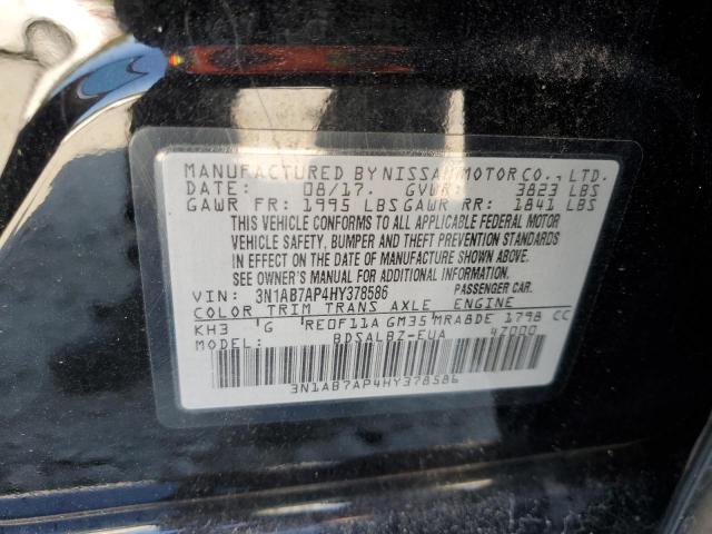 2017 NISSAN SENTRA S - 3N1AB7AP4HY378586