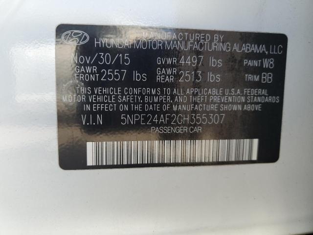 2016 HYUNDAI SONATA SE - 5NPE24AF2GH355307