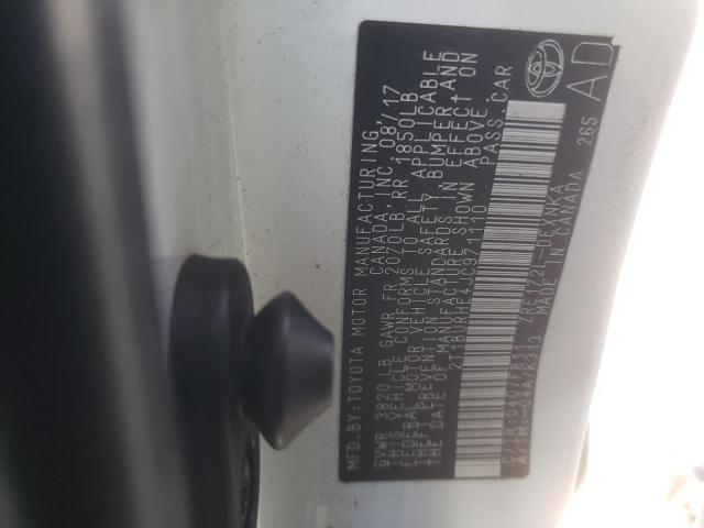 2018 TOYOTA COROLLA L - 2T1BURHE4JC971110