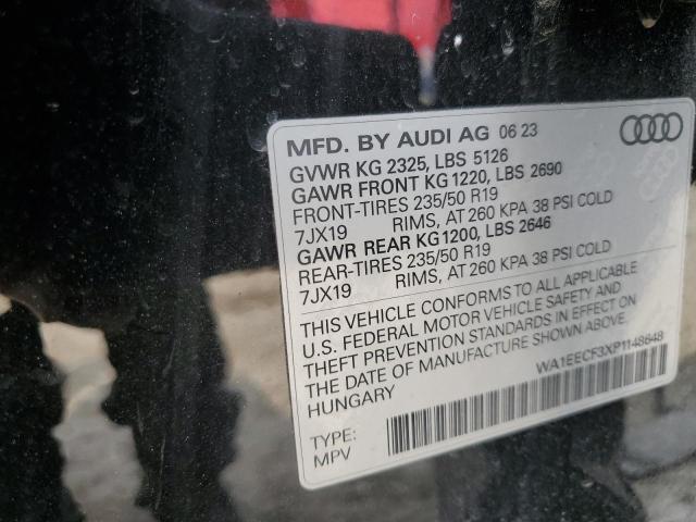 2023 AUDI Q3 PREMIUM - WA1EECF3XP1148648