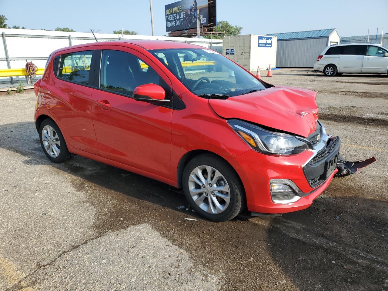 Lot #2969940119 2021 CHEVROLET SPARK 1LT