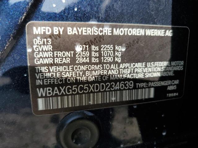 VIN WBAXG5C5XDD234639 2013 BMW 5 Series, 528 I no.13