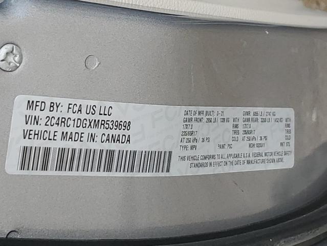 VIN 2C4RC1DGXMR539698 2021 Chrysler Voyager, Lxi no.14