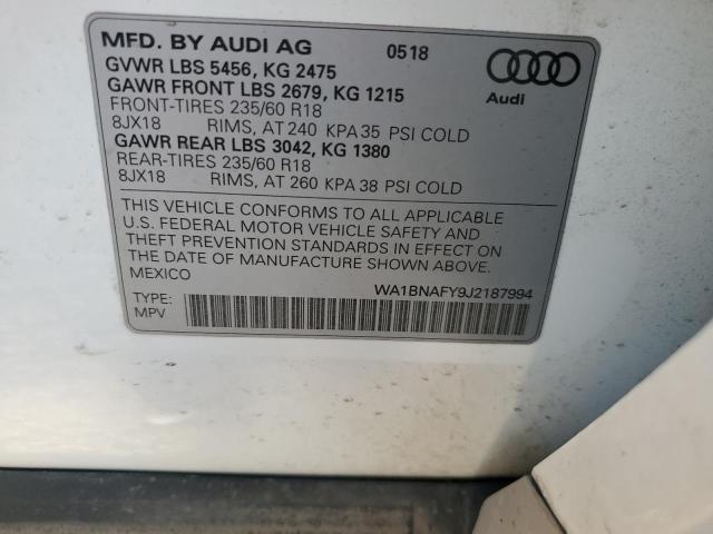 VIN WA1BNAFY9J2187994 2018 Audi Q5, Premium Plus no.13