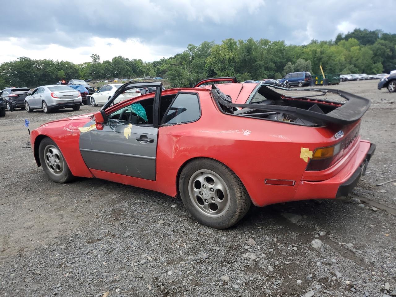 PORSCHE 944 1984 red coupe gas WP0AA0944EN455340 photo #3