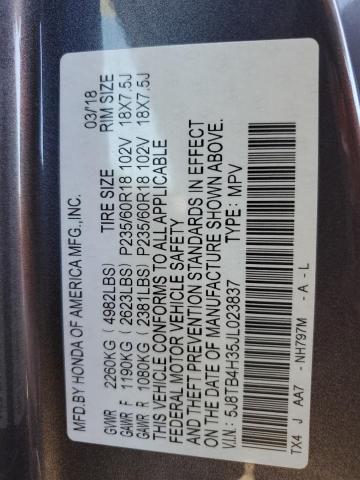 2018 ACURA RDX - 5J8TB4H35JL023837