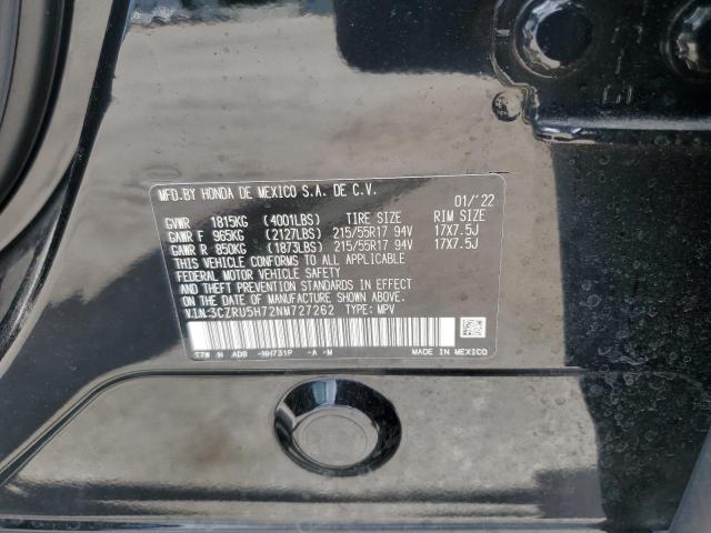 2022 HONDA HR-V EXL - 3CZRU5H72NM727262