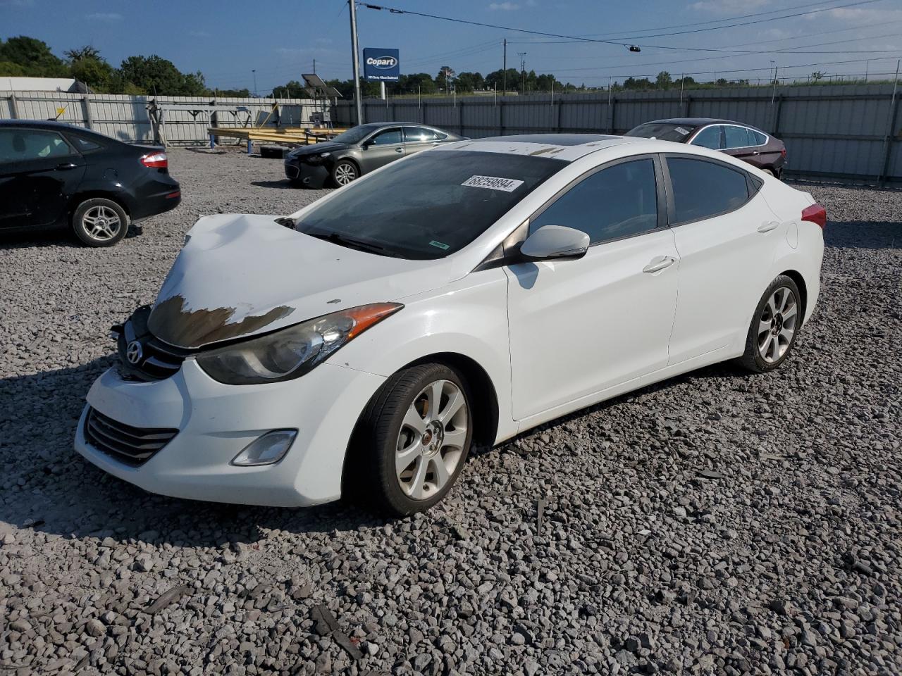 Lot #2792203771 2013 HYUNDAI ELANTRA GL