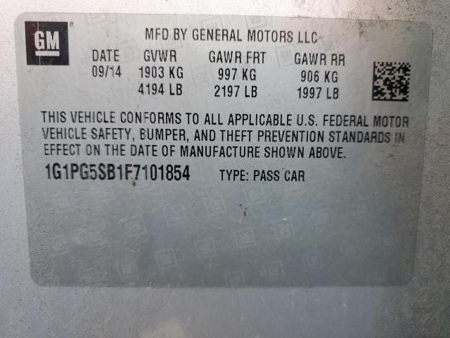 2015 CHEVROLET CRUZE LTZ - 1G1PG5SB1F7101854