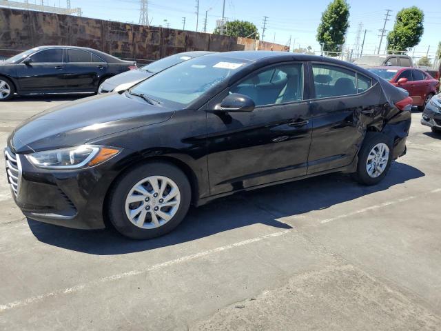 HYUNDAI ELANTRA SE 2017 black  gas KMHD74LF9HU120383 photo #1