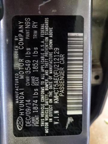2015 HYUNDAI ACCENT GS KMHCT5AE0FU212129