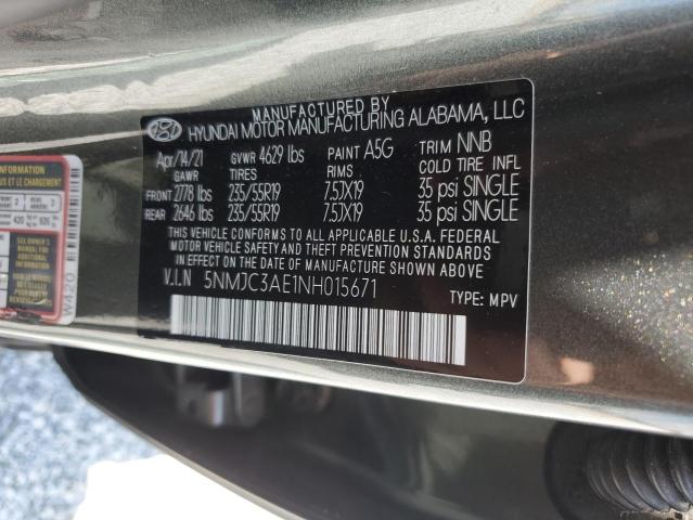 2022 HYUNDAI TUCSON SEL - 5NMJC3AE1NH015671