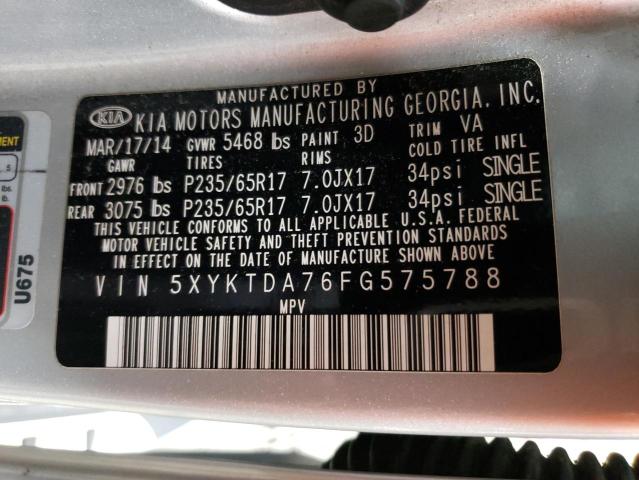2015 KIA SORENTO LX - 5XYKTDA76FG575788
