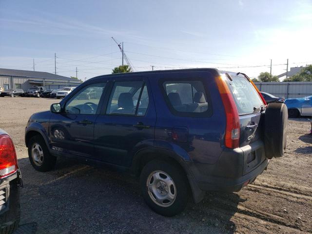 HONDA CR-V LX 2004 blue  gas JHLRD78494C024509 photo #3