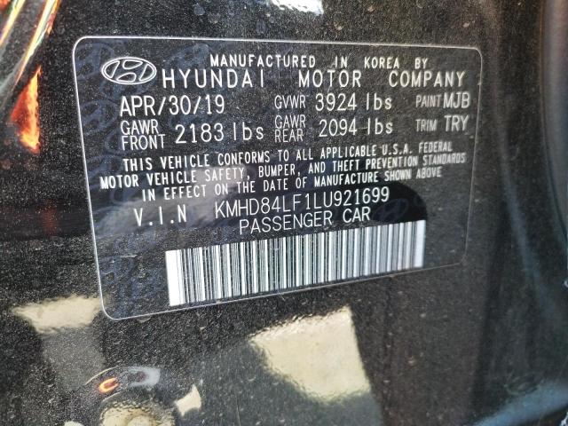 2020 HYUNDAI ELANTRA SE KMHD84LF1LU921699  65884394