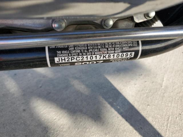 2007 HONDA VT600 C JH2PC21017K810095