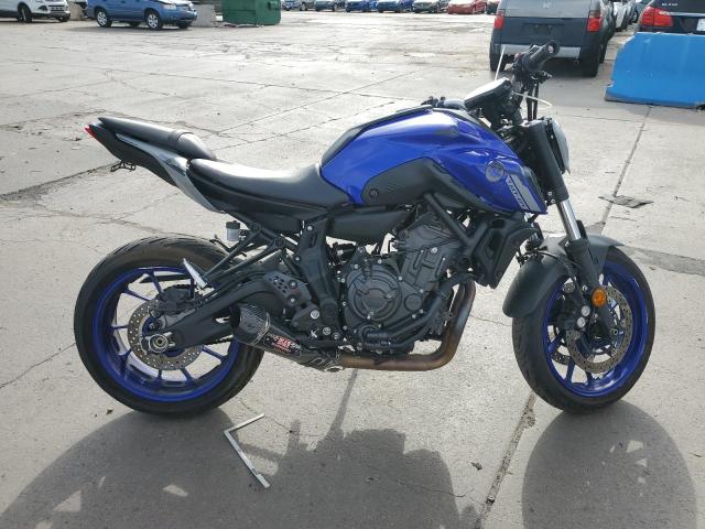 YAMAHA MT07 2021 blue  gas JYARM32E1MA002292 photo #1