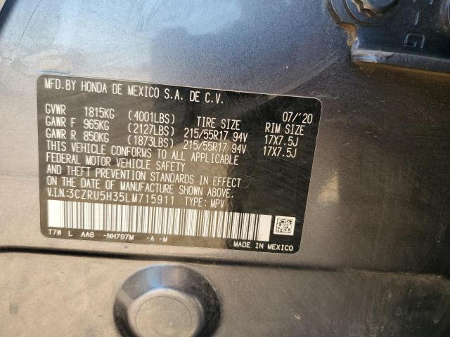 2020 HONDA HR-V LX - 3CZRU5H35LM715911